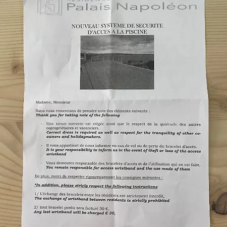 Le Palais Napoleon Appartement *
