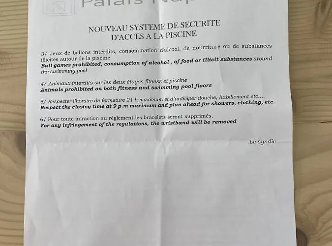 Le Palais Napoleon Διαμέρισμα *